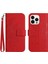 Iphone 15 Için Kılıf Pro Flip Cüzdan Telefon Kılıfı Kart Yuvaları ile Kısa Kayış (Yurt Dışından) 1