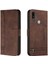 Motorola Moto E7 Güç Için Telefon Kılıfı Pu Deri El Kayışı Flip Folio (Yurt Dışından) 1