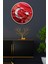 Al Bayrak Duvar Saati - 29 cm 1