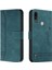 Motorola Moto E7 Güç Için Telefon Kılıfı Pu Deri El Kayışı Flip Folio (Yurt Dışından) 1