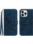 Iphone 15 Için Kılıf Pro Flip Cüzdan Telefon Kılıfı Kart Yuvaları ile Kısa Kayış (Yurt Dışından) 1
