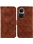 Oppo Phone 10 Pro 5g Için Telefon Kılıfı Kart Tutucu Kickstand Çift 8 Kabartmalı (Yurt Dışından) 1