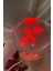 3D LED Işık Cam Küre Çok Işıklı Ahşap Kartal Kara Kartal Büyük Boy 8cm 5