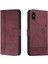 Telefon Kılıfı Için iphone X/xs Kart Yuvaları Kapak Manyetik Kapatma Flip Folio Pu (Yurt Dışından) 5