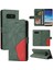 Samsung Galaxy Not 8 Için Kılıf Iki Renkli Dikiş Pu Deri Flip Folio (Yurt Dışından) 1