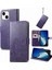 Iphone 15 Için Kılıf Deri Kılıf Zarif Iş Kısa Kayış Dört Yaprak (Yurt Dışından) 1