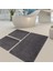 Sadiva Doğal Kaymaz Taban 3'lü Banyo Paspası 60X100 - 50X60 - 50X60 1