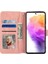 Samsung Galaxy A73 5g Kayış Kart Tutucu Kickstand Pu Için Flip Case (Yurt Dışından) 5