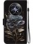 Realme 12 5g Pu Deri Manyetik Kapatma Cüzdan Kart Yuvaları Çiçek Için Kılıf (Yurt Dışından) 5