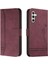 Samsung Galaxy S24 Flip Folio Cüzdan Için Telefon Kılıfı El Kayışı Kart Yuvaları (Yurt Dışından) 1