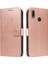 Huawei Nova 3e Için Flip Case Yüksek Kalite Deri ve Kart Yuvası Kabartmalı (Yurt Dışından) 1