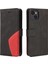 Kart Yuvası Standı ile IPhone 15 Pu Deri Flip Folio Kılıf (Yurt Dışından) 1