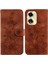 Oppo A59 5g Cüzdan Manyetik Kart Tutucu Için Kickstand Kabartmalı Zambak (Yurt Dışından) 5