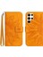 Samsung Galaxy S23 Ultra Lüks Pu Deri Kısa Kayış Flip Telefon Kılıfı (Yurt Dışından) 1