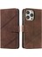 IPhone 15 Için Kılıf Pro Kart Tutucu Kickstand Cüzdan Flip Folio Pu Deri (Yurt Dışından) 1