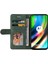Motorola Moto G9 Artı Iki Renkli Dikiş Pu Deri Flip Folio Için Kılıf (Yurt Dışından) 5