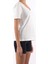Basic V Yaka T-Shirt Kadın - Ekru 4