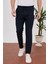 4014 Duble Paça Joger Düz Pantolon_lacivert 2