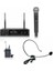 U626-EYH Uhf Telsiz El Headset Yaka Mikrofonu 2li 1