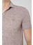 Yakalı Çok Rahat Pamuk Penye Erkek Bordo Tshirt 3