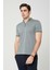 Triko Yaka Fermuarlı Polo Erkek Açık Yeşil Tshirt 1