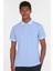 Washed Sports Polo Yaka BL32 Sky Blue 1