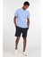 Washed Sports Polo Yaka BL32 Sky Blue 3