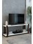 Lova Beyaz Ahşap Raflı Televizyon Sehpası, Tv Ünitesi, Tv Sehpası – 120x30 Cm – Şık Ve Ergonomik 1