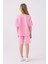 Kız Çocuk Pembe Bermuda Takım 5