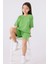 Kız Çocuk Yeşil Bermuda Takım 3