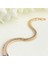 Kadın Bileklik Yassı Balıksırtı Model Kararmaz Xuping 14 Ayar Gold 19 cm 3
