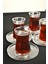 12 Parça Paşabahçe Heybeli Çay Bardağı ve Rexy Çay Tabağı- Çay Takımı 1