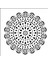 Stencil Sarayi Boyama Şablon Damask Çini Mandala - 1178 1