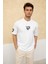 Erkek Ön ve Arka Baskılı Regular Fit T-Shirt 2