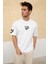 Erkek Ön ve Arka Baskılı Regular Fit T-Shirt 4