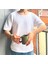 Erkek Geniş Yaka Oversize Triko T-Shirt 1