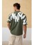 Erkek Ön ve Arka Baskılı Regular Fit T-Shirt 5