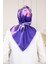 Let It Go Twill Eşarp Mor 4