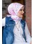 Daphne Twill Eşarp Pembe 3