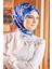 Loly Twill Eşarp Mavi 3