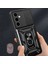 Samsung Galaxy A24 Uyumlu Prl Kılıf Magnetik Standlı Kamera Korumalı Zore Sürgülü Vega Kapak-Mavi 5