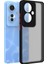 Oppo Reno 11F 5g Uyumlu Prl Kılıf Zore Hux Kapak-Lacivert 4