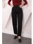 Siyah Yüksek Bel Mom Jeans Pantolon 1