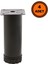 4 Adet Mobilya Ayağı Metal 10 cm Ayarlı 42 mm Mat Siyah Ayak 1