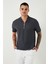 Pamuklu Regular Fit Fermuarlı Polo Yaka T Shirt Erkek Polo Yaka T Shirt 5902434 3