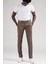 Slimfit Beli Lastikli ve Iplikli %100 Linen Ham Keten Jogger Pantolon 1