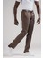 Slimfit Beli Lastikli ve Iplikli %100 Linen Ham Keten Jogger Pantolon 3