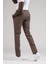 Slimfit Beli Lastikli ve Iplikli %100 Linen Ham Keten Jogger Pantolon 4