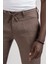 Slimfit Beli Lastikli ve Iplikli %100 Linen Ham Keten Jogger Pantolon 5
