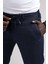 Slimfit Beli Lastikli ve Iplikli %100 Linen Ham Keten Jogger Pantolon 5